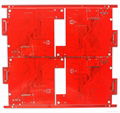 FR-4 Rigid PCBs With Red Solder Mask 2