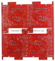 FR-4 Rigid PCBs With Red Solder Mask 4