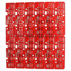 FR-4 Rigid PCBs With Red Solder Mask