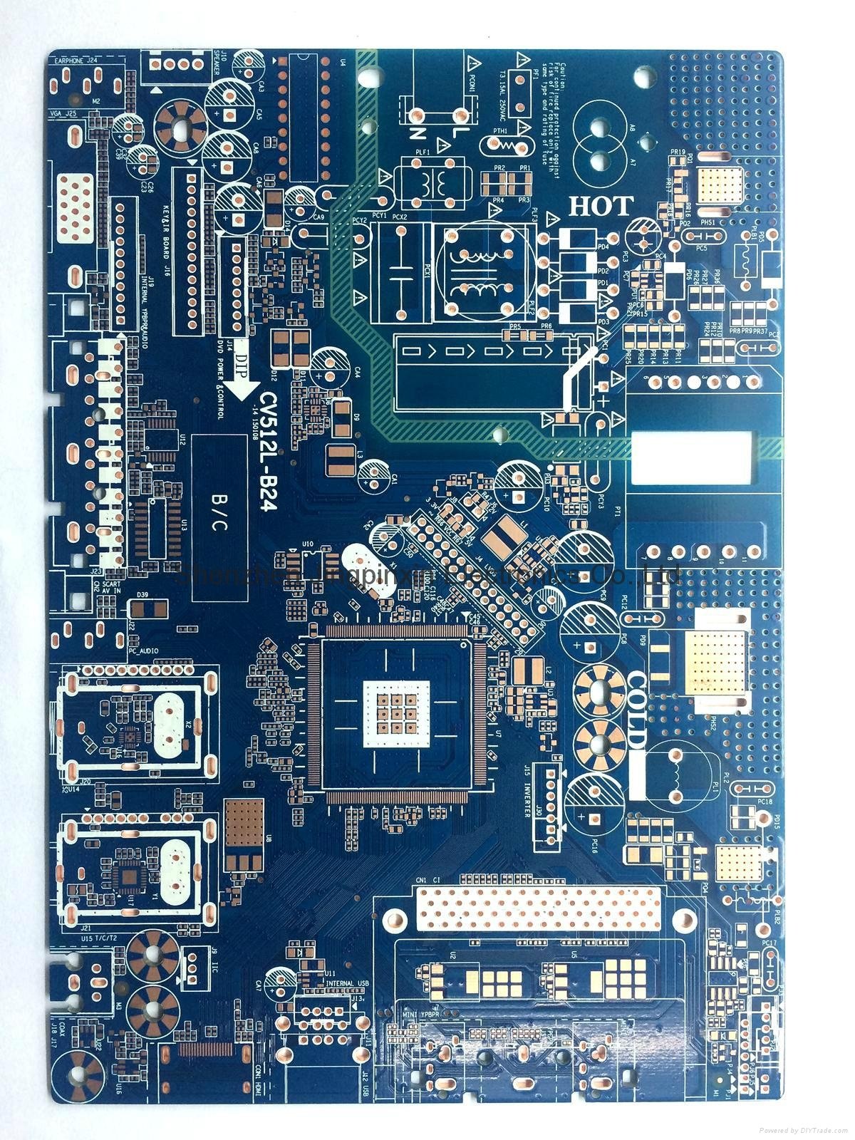 Immersion Gold PCB for Hard Driver with 6 Layers