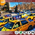 12V outdoor taxi top sign P5 led display screen sign 4