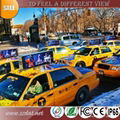 12V outdoor taxi top sign P5 led display screen sign 5