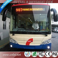 P10*12.5 bus led display board with center controller