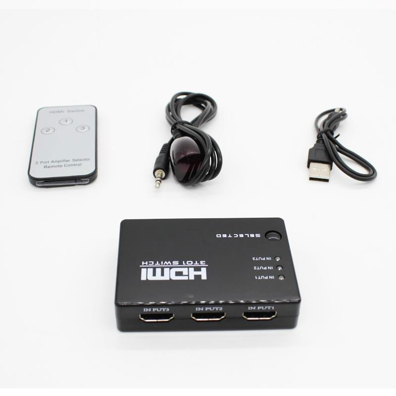 3X1 HDMI Switcher 1080P hdmi switch 3D