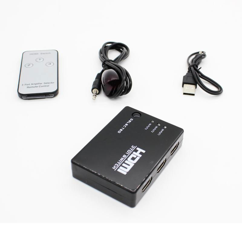 3X1 HDMI Switcher 1080P hdmi switch 3D 3