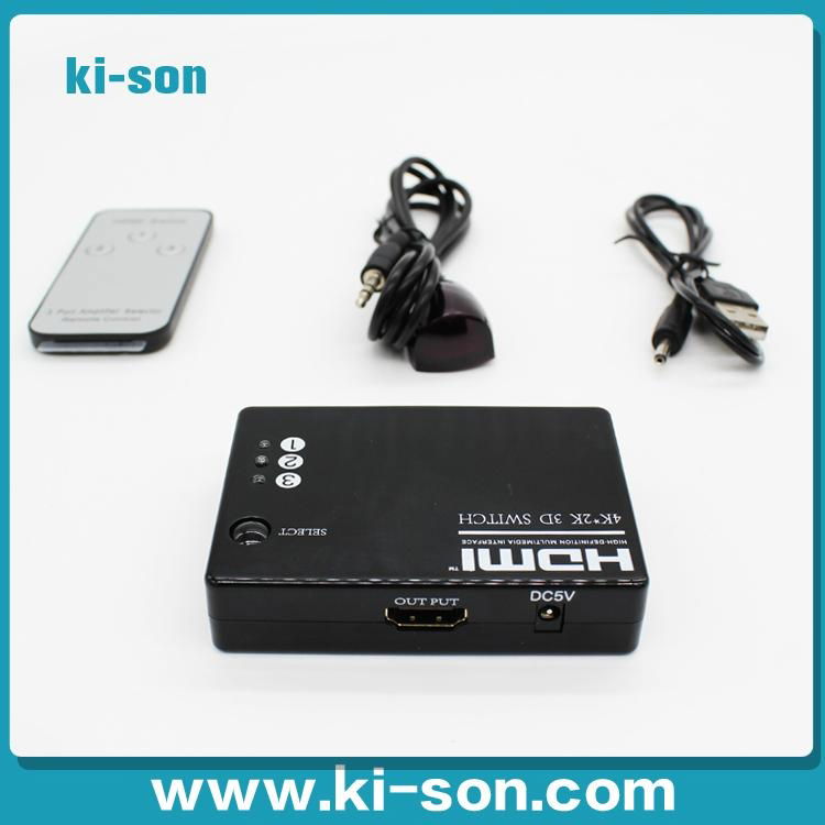 3X1 HDMI Switcher Supporter 4k2k 5