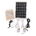 12V LED Solar energy System with 10W Solar Power Panel and 7AH battery 2