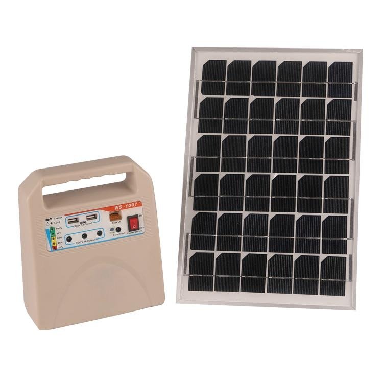 12V portable solar power system with panel 4