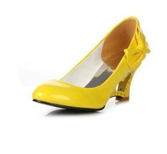 New fashion women wedges bowtie high heels  4