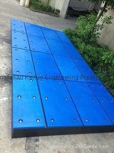 UHMWPE polyethylene sheet sliding & panel fenders for dock accessorie 4
