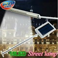 15 LED Solar Sensor Lighting Solar Lamp Powered Panel LED Street Light Outdoor P 2