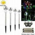 High Quality Waterproof Solar Lamps White Stainless Steel Spot Light Solar LED P 5