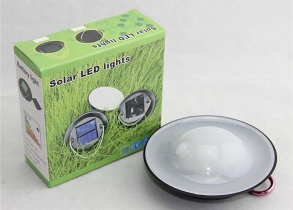 7 LED Solar Lamp Outdoor Light Waterproof Hand Lantern Solar LED Powered Panel G 5