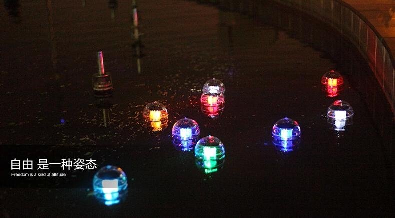 Solar Power Waterproof Floating LED 7 Colors Changing Pool Pond fountain floatin 3