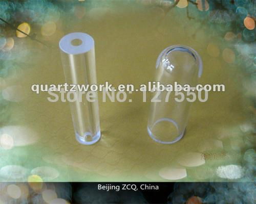 Quartz tube with a dome closed end