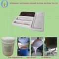 white 100:2 rtv-2 liquid mold making silicone rubber for artificial stone mold 