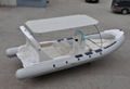 LIYA 6.6m 22 feet hypalon boat rigid hull inflatable boat 1