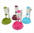 Pet Water Drinker Dispenser Food Stand Deluxe Feeder Dish Bowl Bottle