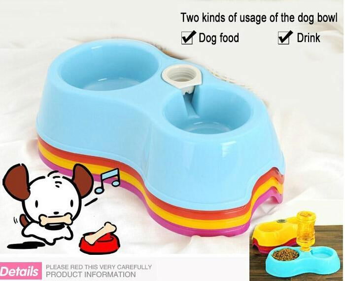 New Pet Automatic Water Dispenser Drink Food Dish Feeding Bowl 3