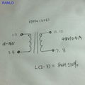 EFD20 6+6 DC DC 18-36V to 48V HF SMPS transformer