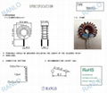 TR6852A 13uH 15A  power choke power inductor 6