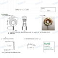 T50-52 8.3uH 3A toroidal power choke inductor filter 