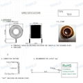 T157-125 1.6mH 10A  Double Core Power Choke