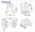 EF16 6+8pin horizontal transformer bobbin ferrite core