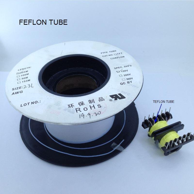 PTFE TEFLON TubeTransformer Insulation Tube AWG10-AWG30