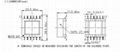 EFD20 6+6 SMD SMPS ferrite core transformer