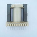 ETD59 vertical 12+12pin Coil former transformer bobbin  PC40 ferrite core  3