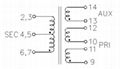 EC4220 14pin 12V to 180V/12V推挽高频变压器 2