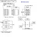 EE16  4+6pin Flyback HF transformer Coil Xformer