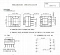 EEH1713 Widen 5+5 Horizontal SMPS Transformer 2