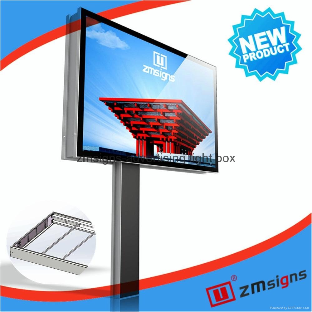 ZM-M001 Led Advertising Billboard Mega Light Box Led Display Billboard Best 