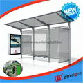 ZM-BS21 Bus Shelter Glass Bus Stop Bus Stop Station Bus Stop Shelter Bus Station 1