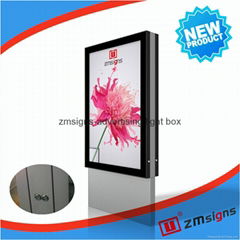 ZM-201 Scrolling Light Box Outdoor And Indoor Sign Board Advertising Light Box