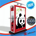 ZM-TB01 Solar bus shelter with advertising light box 1