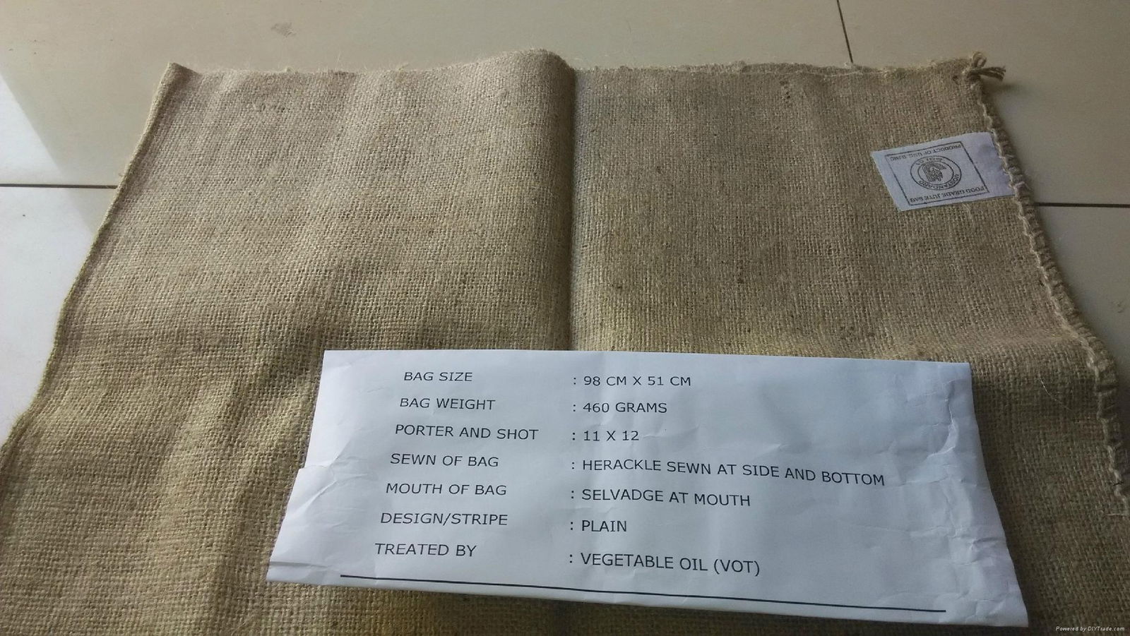 Jute food bags hotsale in 2015 3