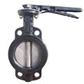 one stem no-pin wafer butterfly valve