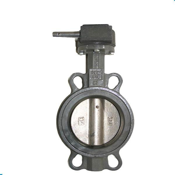 one stem no-pin wafer butterfly valve 2