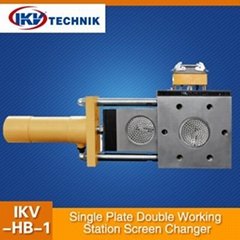 Single Plate Double Working Station Screen Changer