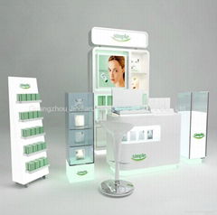 Modern fashion retail cosmetics store design for cosmetic store fixture 