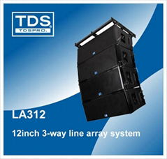 Three units neodymium compression driver LA312 For Line Array Audio System