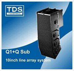 D&B Dual 10inch Line Array Loudspeaker Q1+Q SUB For Concert Speaker