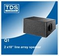 D&B Dual 10inch Line Array Loudspeaker Q1+Q SUB For Concert Speaker 3