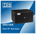 Dual 18inch subwoofer speaker box For