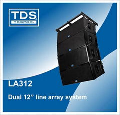 Three-way Dual 12 inch Line Array for