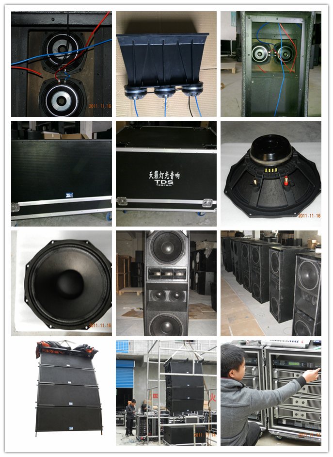 Three-way Dual 12 inch Line Array for Outdoor Stage Stadium Event 3