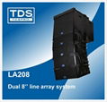 Pa Speaker System Two-way dual 8 inch Line Array for Concert Event 2